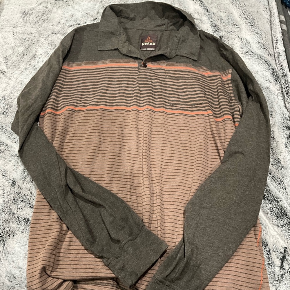 Prana Men’s 1/4. Button Long Sleeve